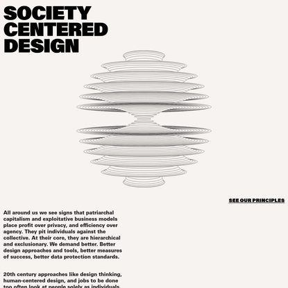 Society Centered Design