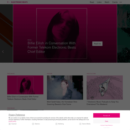 Telekom Electronic Beats - The Sound and Style of Beat-Driven Culture