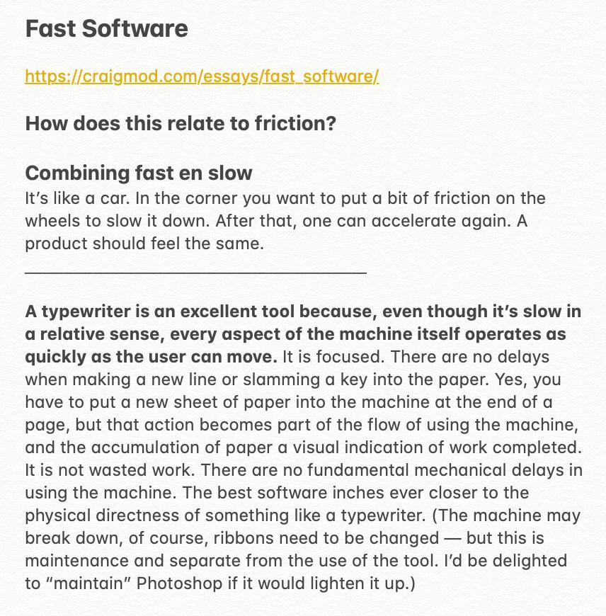 Combining fast en slow