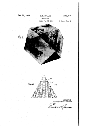 Buckminster Fuller – Patent – Dymaxion Map