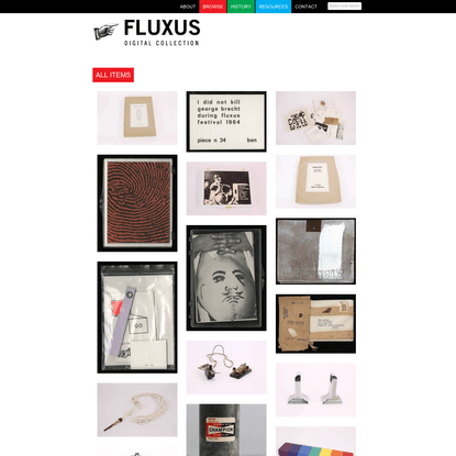 All items | Fluxus Digital Collection