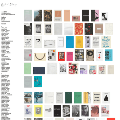 BOOKLET LIBRARY - By Cover