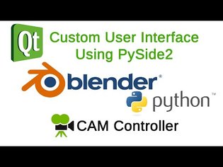 Create Blender custom GUI tool using Qt and PySide2