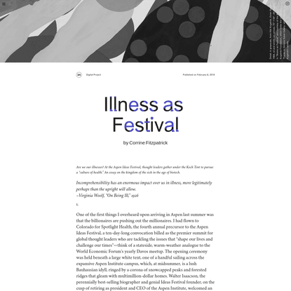 Triple Canopy - Illness as Festival by Corrine Fitzpatrick