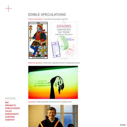 EDIBLE SPECULATIONS