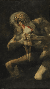 19. STOLETÍ_Francisco Goya, Saturn pojídající svého syna