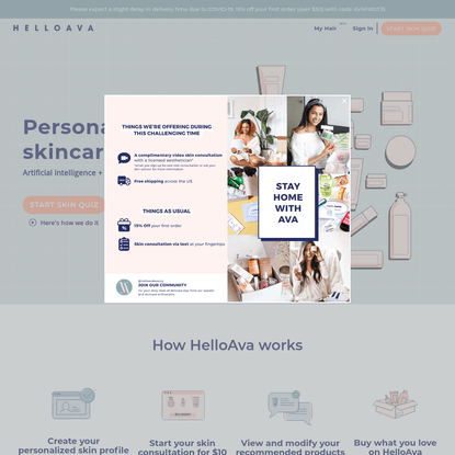 HelloAva - The Brains Behind Your Beauty