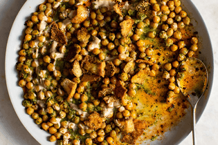 Chickpea and Herb Fatteh