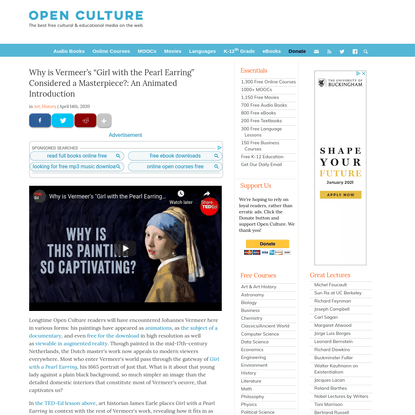 Open Culture - The Best Free Cultural and Educational Media on the Web.