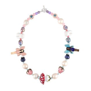 𝖔𝖓𝖑𝖎𝖓𝖊 𝖓𝖔𝖜 🦋handmade ceramic and glass beads 🍄 . . . #beepybella #nyc #jewelry