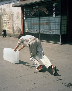 Francis Alÿs 'Paradox of Praxis I (Sometimes Making Something Leads to Nothing)' (Mexico City, 1997) #francisalÿs #francisa...