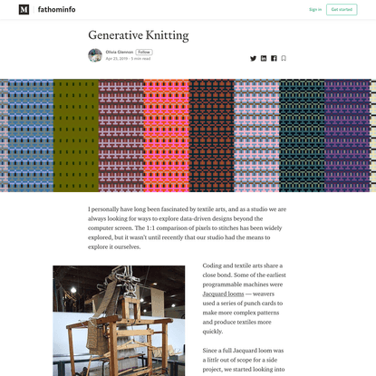 Generative Knitting