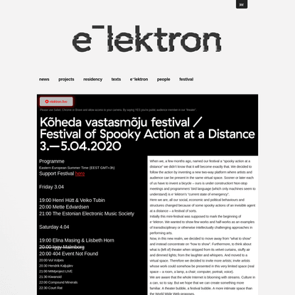 festival - elektron