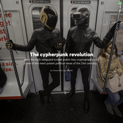 The cypherpunk revolution