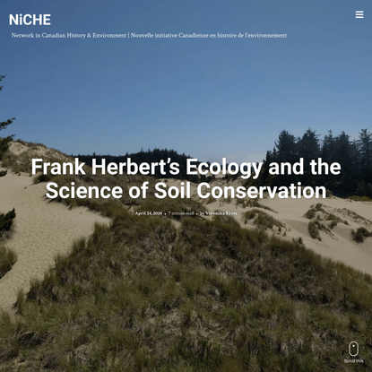 Frank Herbert’s Ecology and the Science of Soil Conservation