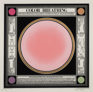 Paul Laffoley, Color Breathing, 1983