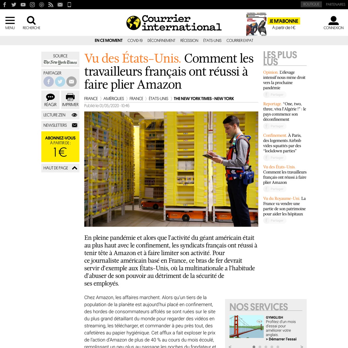 Comment les travailleurs français ont réussi à faire plier Amazon — Are.na