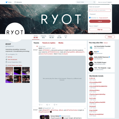RYOT (@ThisIsRYOT) | Twitter
