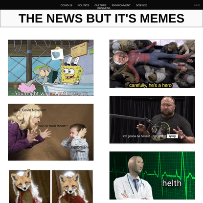THE NEWS BUT IT’S MEMES