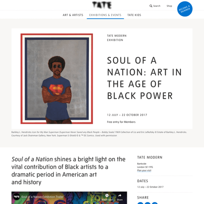 Soul of a Nation: Art in the Age of Black Power – Exhibition at Tate Modern | Tate