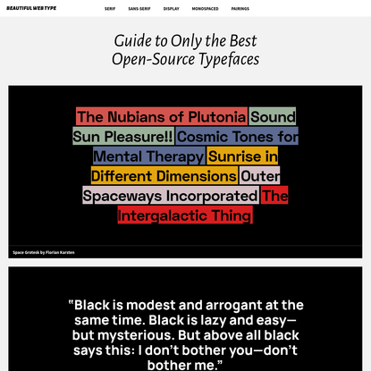 In-Depth Guide to the Best Free Fonts
