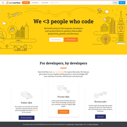 Stack Overflow - Where Developers Learn, Share, &amp; Build Careers