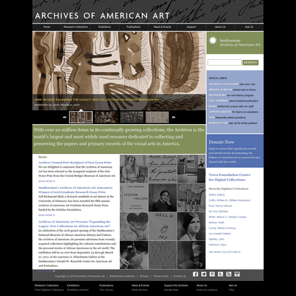 Archives of American Art, Smithsonian Institution