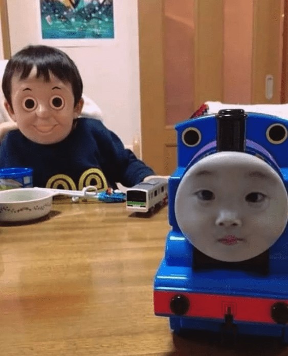 blursed-image-of-face-swap-between-little-boy-and-thomas-the-tank-engine-is-extra-creepy