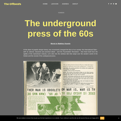 The Underground Press of the 1960's