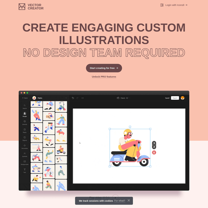 Vector Creator - Create engaging illustrations in-browser for free