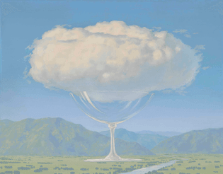 René Magritte, La corde sensible, 1960