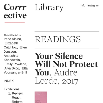 library — Corrrective