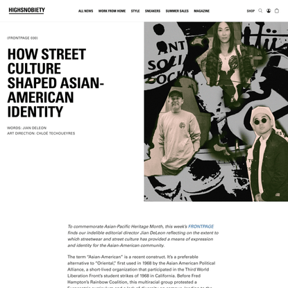 How Street Culture Shaped Asian-American Identity
