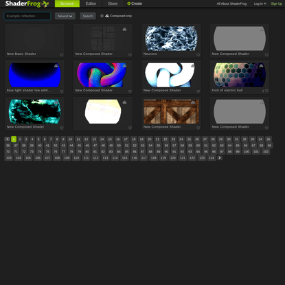 Browse - ShaderFrog.com