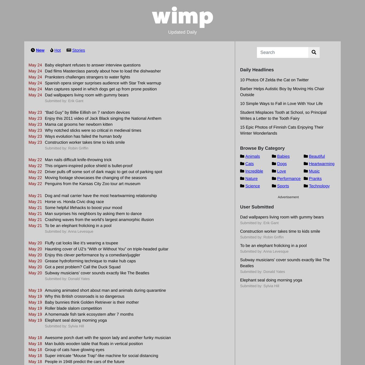 Wimp.com - Amazing Videos, Funny Clips | Are.na