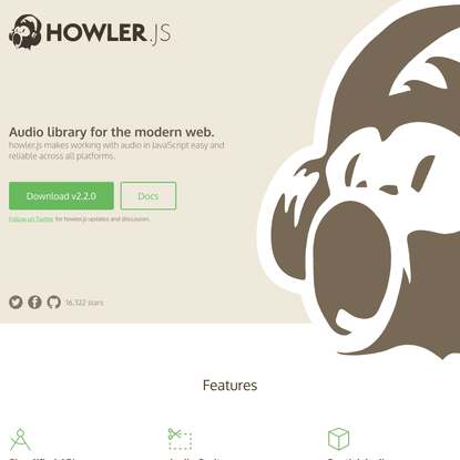 howler.js - JavaScript audio library for the modern web