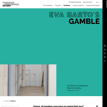 Eva Barto’s Gamble