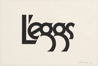 Drawing, L’Eggs Logo, ca. 1970. Cooper Hewitt, Smithsonian Design Museum. 1996-40-11; Photo: Matt Flynn