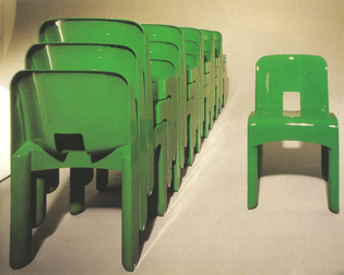 4860 Side Chair, designed by Joe Colombo, Kartell, Italy, 1967