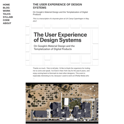 The User Experience of Design Systems