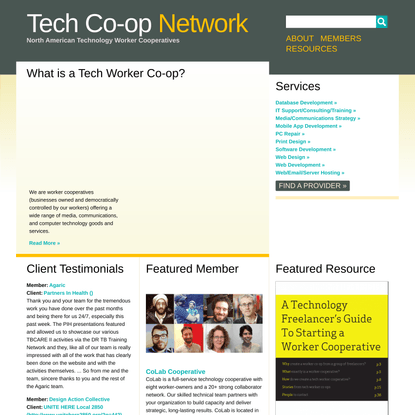 What is a Tech Worker Co-op?