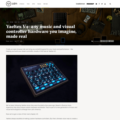 Yaeltex V2: any music and visual controller hardware you imagine, made real - CDM Create Digital Music
