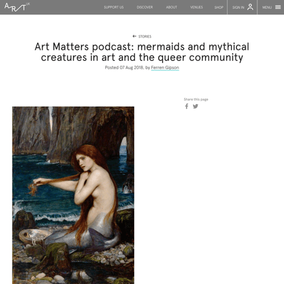 Art Matters podcast: mermaids and mythical creatures in art and the queer community | Art UK
