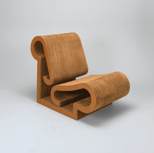 Easy Edges Lounge Chair, Frank Gehry, 1971