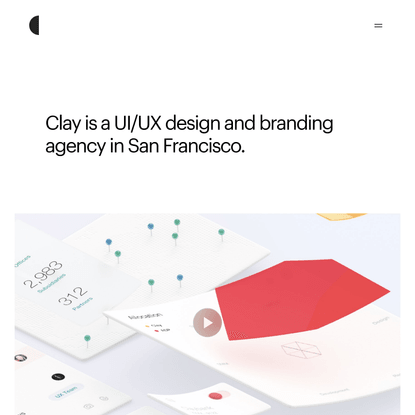 Clay: UI/UX Design Agency, Web Design &amp; Branding