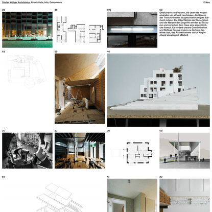 Stefan Wülser Architektur – Home
