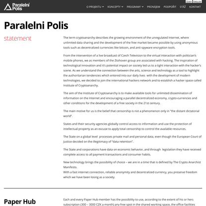 Paralelni Polis - Paralelní Polis