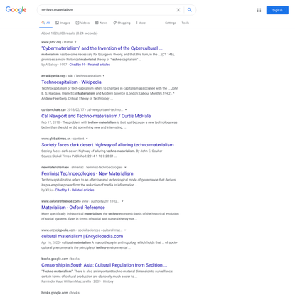 techno-materialism - Google Search