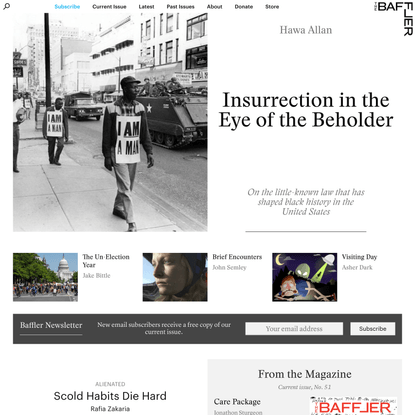 The Baffler—The Journal That Blunts the Cutting Edge