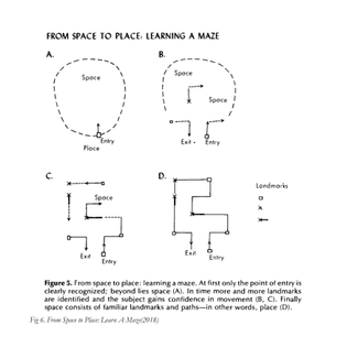 Yi-Fu: from space to place, learning a maze